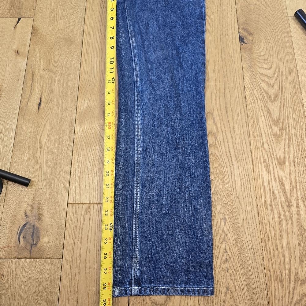 BDG High Rise Straight Leg Cowboy Jean Metallic Wash Size 25 - Picture 11 of 11